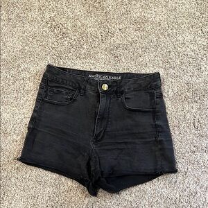 American Eagle Outfitters Women's Black Denim Shorts